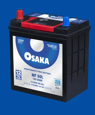 Osaka MF 60L 12V 38Ah battery